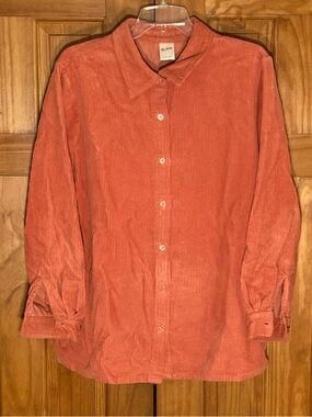 EUC Vintage Blair Corduroy Top Blouse Size L